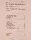Nugier-Nuglier H40, H50 H60 H100 H150 & H200, Hyd Press, Operations and Parts Manual-H100-H150-H200-H40-H50-H60-02